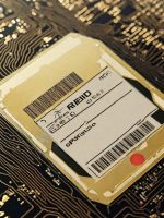 RFID (Radio Frequency Identification) labels contain a small RFID tag that can be read by an RFID reader. These tags use radio waves to communicate information, such as product information or tracking data, to a reader without requiring a physical connection.