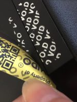 Void labels are tamper-evident labels that show a visible message, like "VOID," when removed. They are used to prevent unauthorized access and tampering and can be customized to fit specific needs.